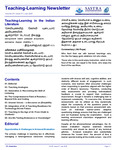 Teaching Learning Newsletter Vol 5 Issue 1